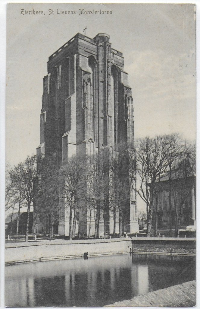 Zierikzee St Lievens Monstertoren Oude Ansichtkaart ( B1899, Ophalen of Verzenden, Voor 1920, Zeeland