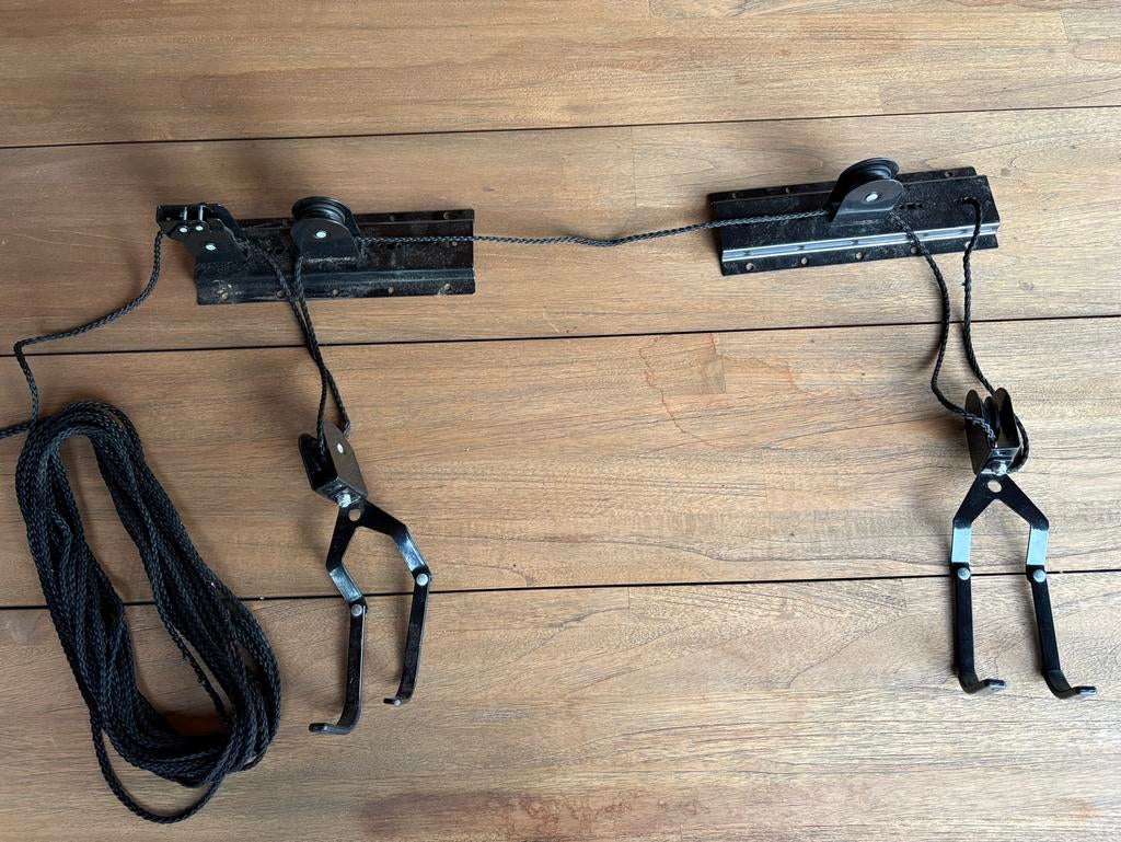 2x Fiets ophangsysteem plafond met katrollen, Fietsen en Brommers, Ophalen, Gebruikt