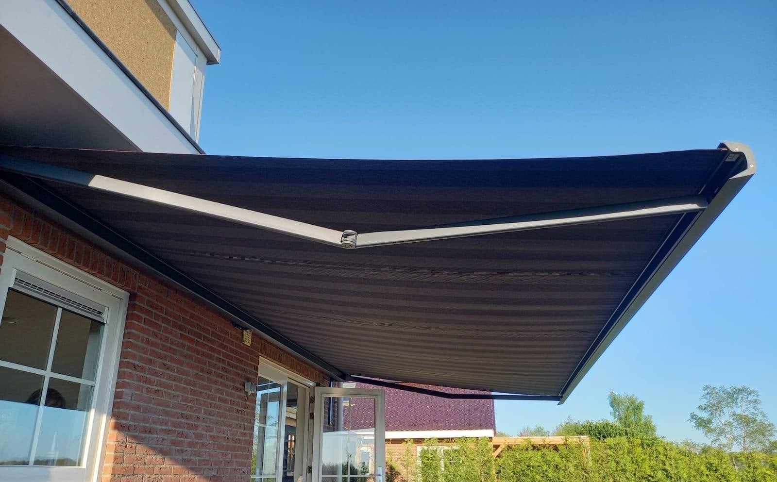 Verschillende maten zonneschermen van sunmaster verano enz, Tuin en Terras, Zonneschermen, 450 cm of meer, Elektrisch, Ophalen of Verzenden