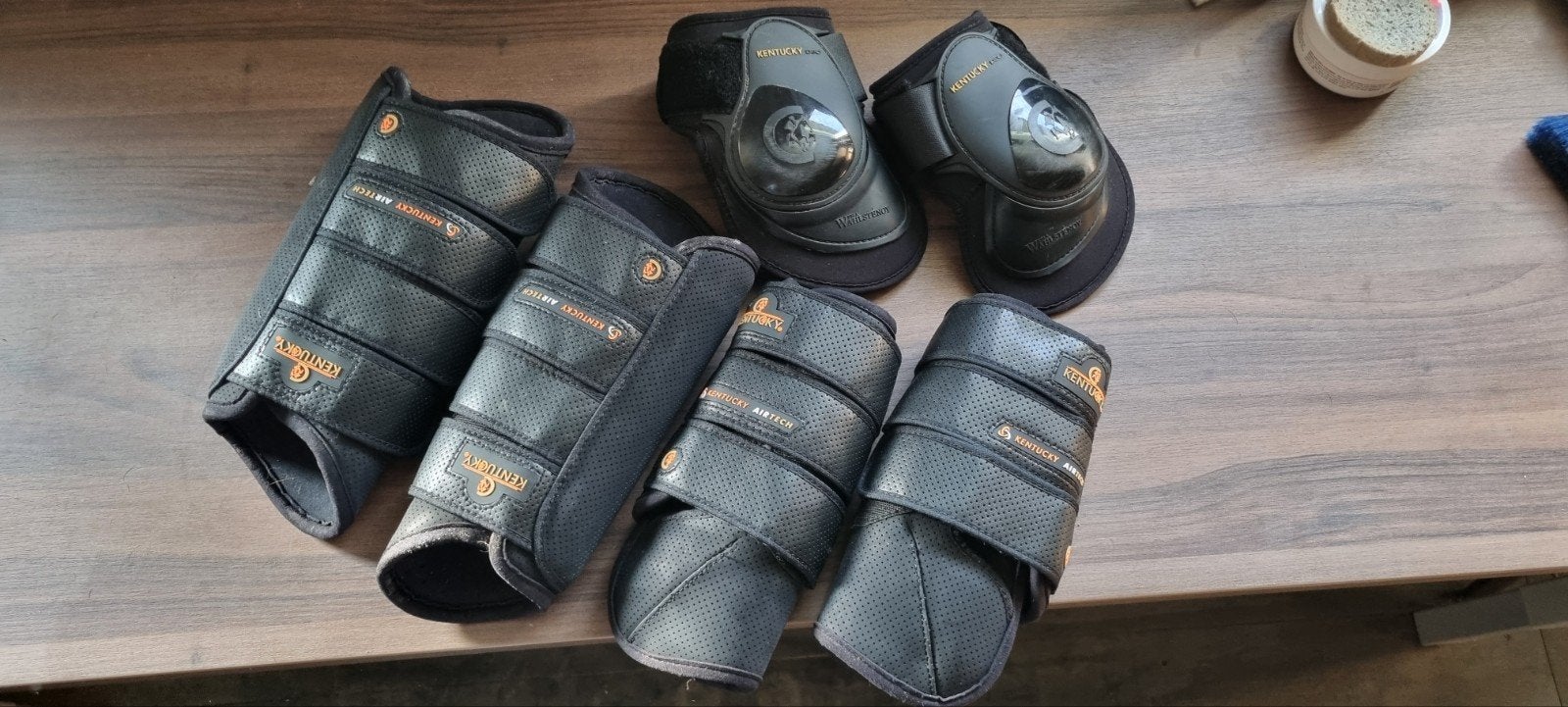 kentucky air tech eventing boots voor en achterbenen zwart., Overige merken, Ophalen of Verzenden, Zo goed als nieuw, Full