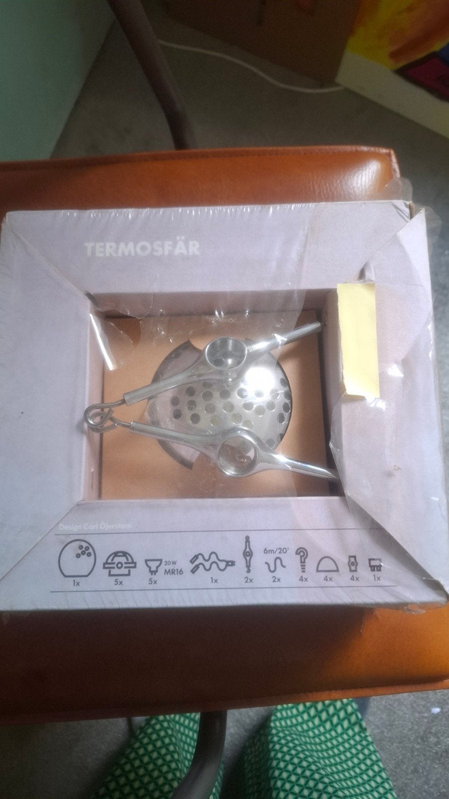 IKEA Termosfär kabelverlichting - Nieuw in doos, Metaal, Nieuw, GU5.3, Zilver