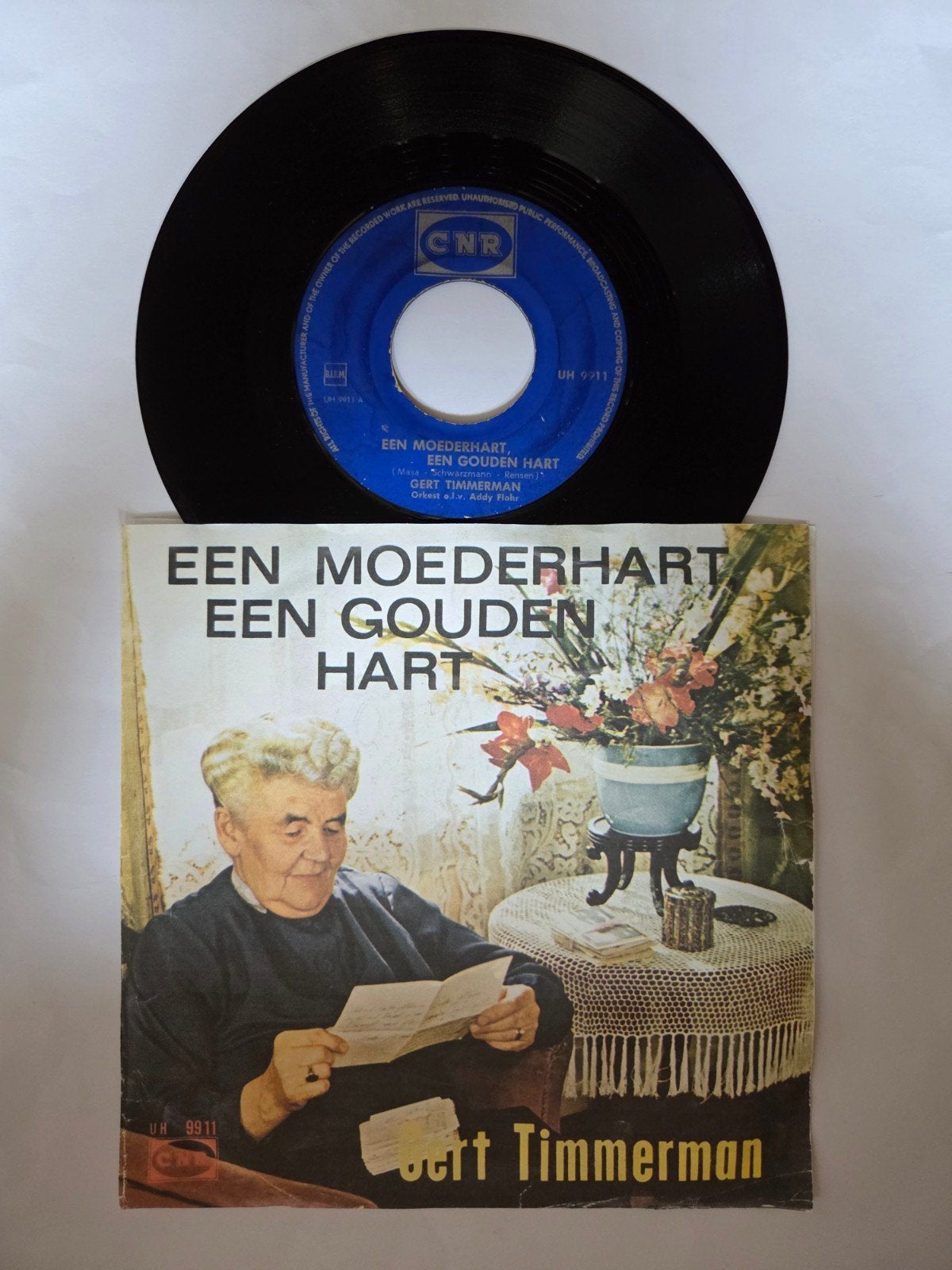 Gert Timmerman - Een moederhart, een gouden hart, Cd's en Dvd's, Vinyl Singles, Gebruikt, 7 inch, Single, Ophalen of Verzenden