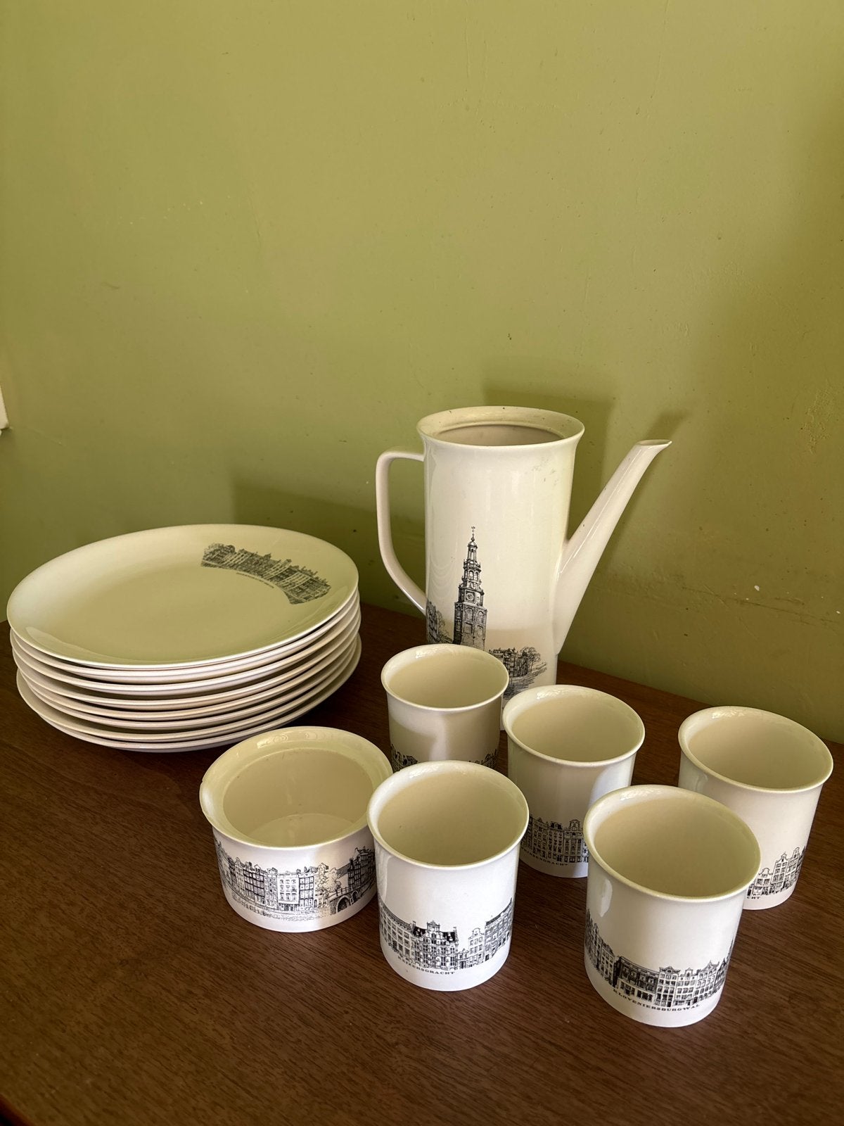 Vintage Villeroy & Boch Amsterdam Servies, Gebruikt, Keramiek, Ophalen of Verzenden, Overige stijlen