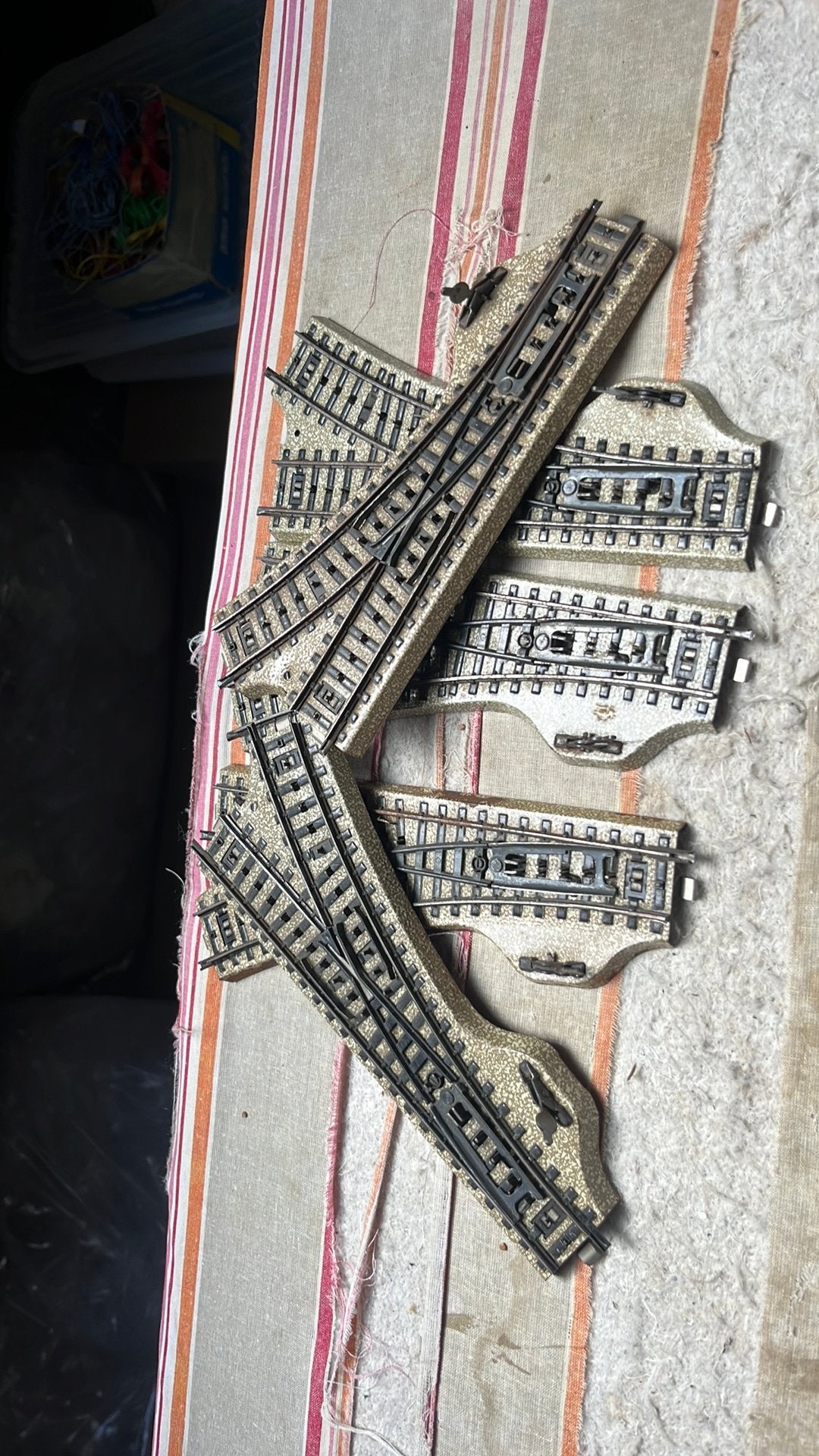 Te koop 5 x wissel van marklin 3600 serie, Wisselstroom, Gebruikt, Rails, Ophalen of Verzenden