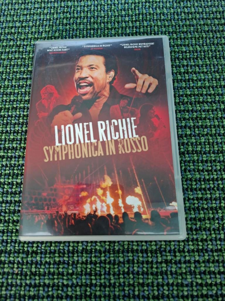 Dvd Lionel Richie Symphonica in Rosso, Alle leeftijden, Ophalen of Verzenden, Zo goed als nieuw, Muziek en Concerten