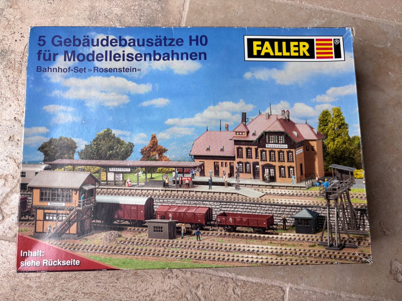 Faller bouwset station Rosenstein H0, Overige merken, Verzenden, Gelijkstroom of Wisselstroom, Brug, Tunnel of Gebouw