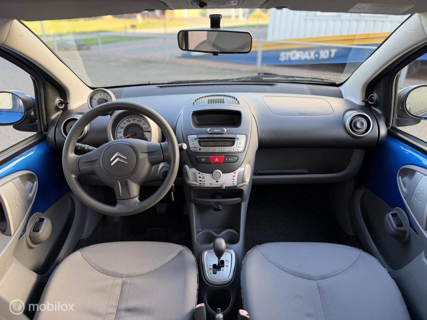 Citroen C1 1.0-12V|AUTOMAAT|AIRCO |APK|5DRS|VOL OH|, Auto's, Stof, Gebruikt, Zwart, C1
