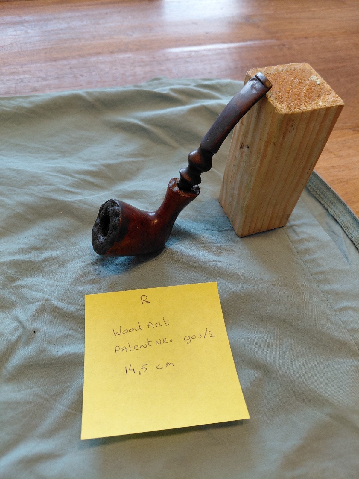 Mooie "Woodart" tabakspijp, patentnr. 903/2, 14.5 cm, Ophalen of Verzenden, Gebruikt