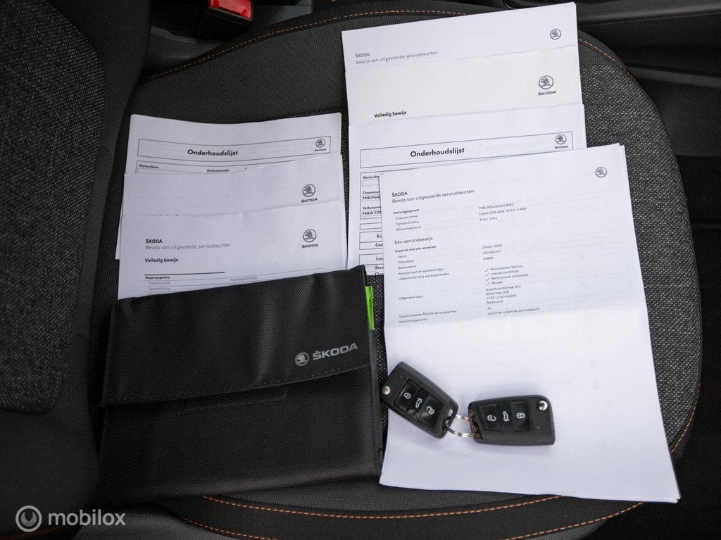 Skoda Fabia Combi 1.0 TSI |OrgNL|Afleverklaar|Trekhaak|Carpl, Voorwielaandrijving, Stof, Gebruikt, Euro 6