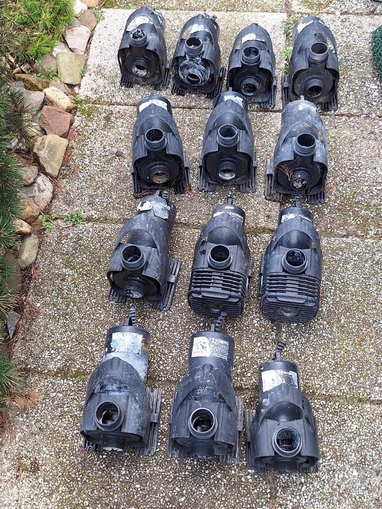 vijverpomp vijverpompen 13 stuks voor de hobbyist, Ophalen, Gebruikt, Vijverpomp