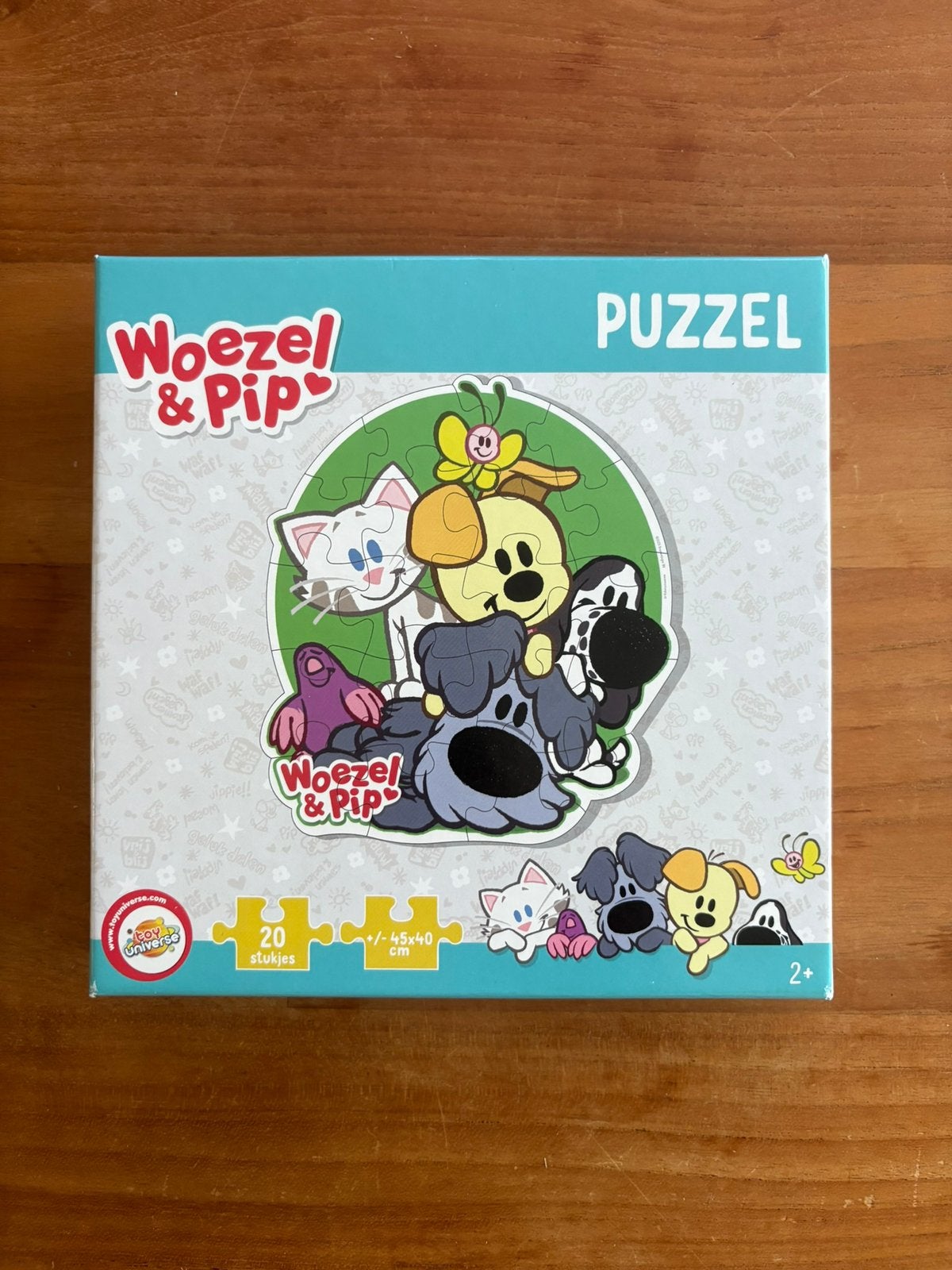 Puzzel van Woesel en Pip van 20 stukjes 1 iets gevouwen, Ophalen of Verzenden, 10 tot 50 stukjes, Gebruikt, 2 tot 4 jaar
