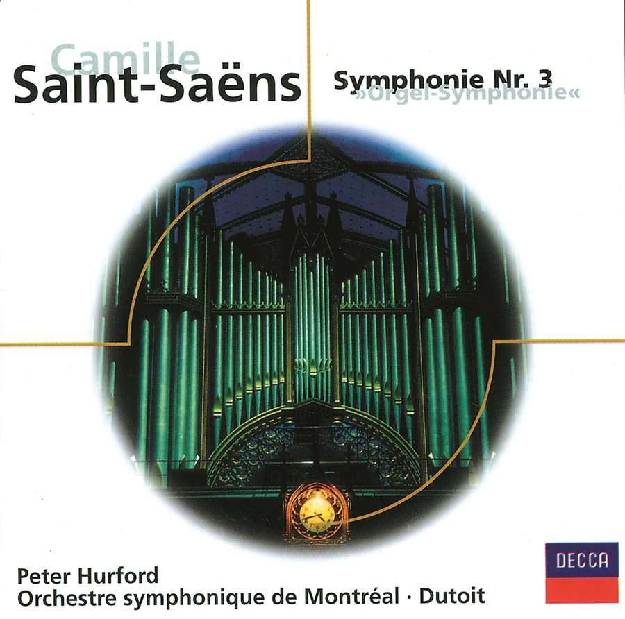 SAINT-SAENS Symphonie nr. 3 CD HURFORD DUTOIT DECCA ELO, Ophalen of Verzenden, Romantiek, Gebruikt, Orkest of Ballet