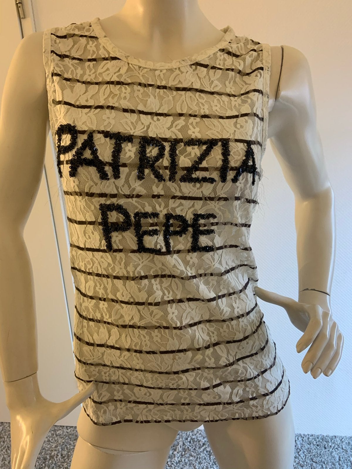 Patricia pépé kanten top maat xs, ., Zwart, Ophalen of Verzenden, Zo goed als nieuw