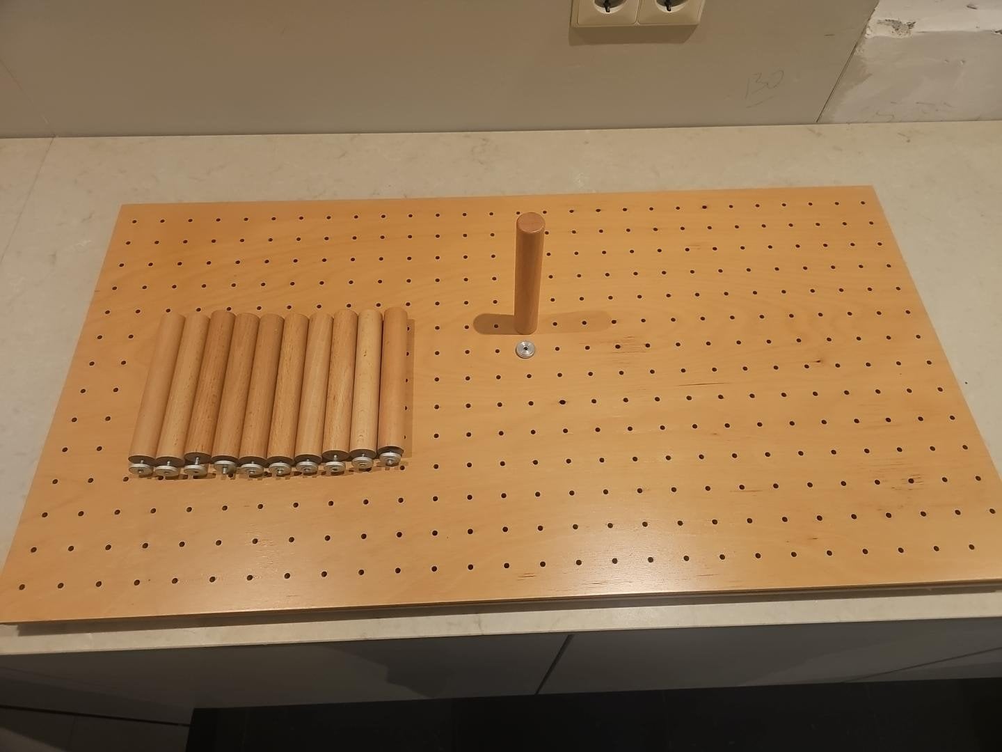 3x Luxe Houten Lade-indeling Keuken 91x47 cm – 22 Pinnen, Overige typen, Ophalen, Zo goed als nieuw, Hout
