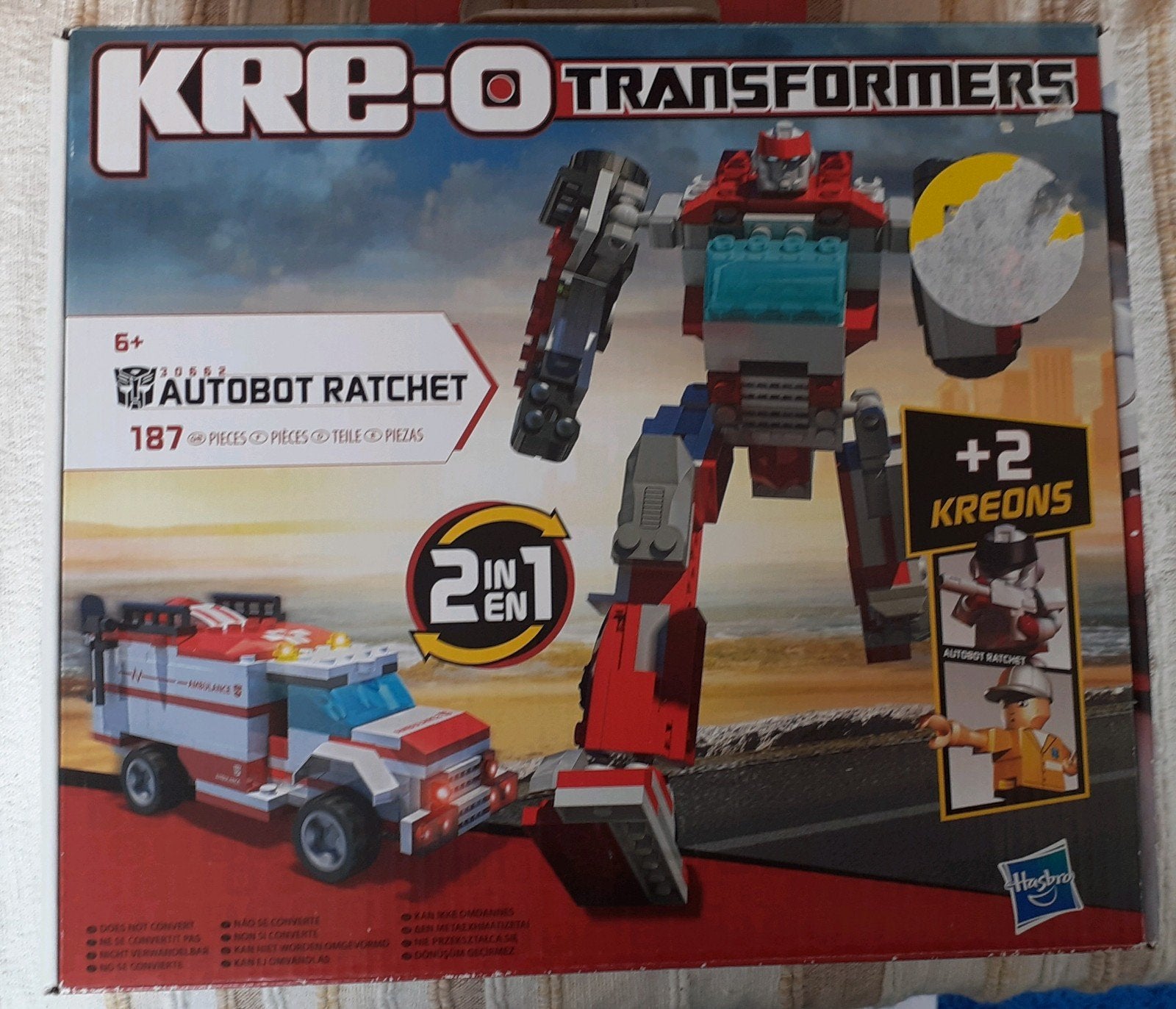 KRE-O Transformers Autobot Ratchet Bouwset Nieuw, Ophalen of Verzenden, Nieuw, Overige merken