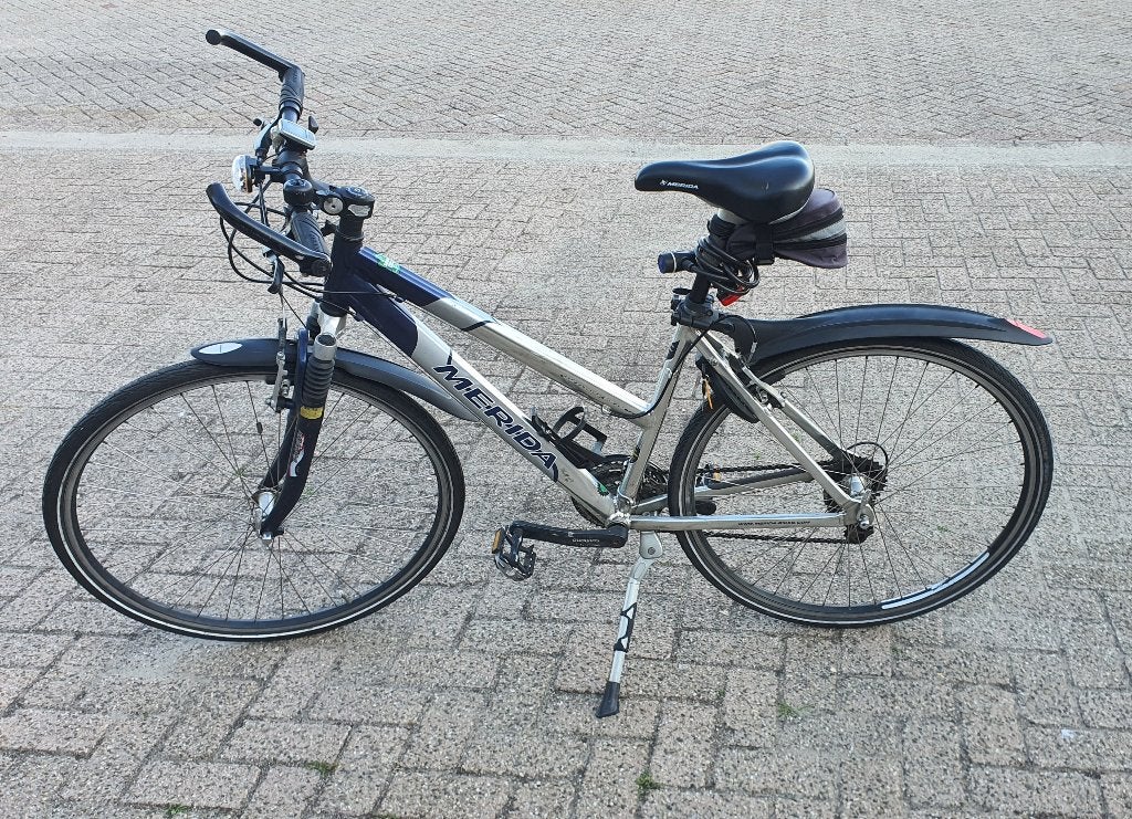 Merida Crossfire 8700 - hybride - aluminium, Gebruikt, Velgrem, 47 tot 50 cm, Meer dan 20 versnellingen