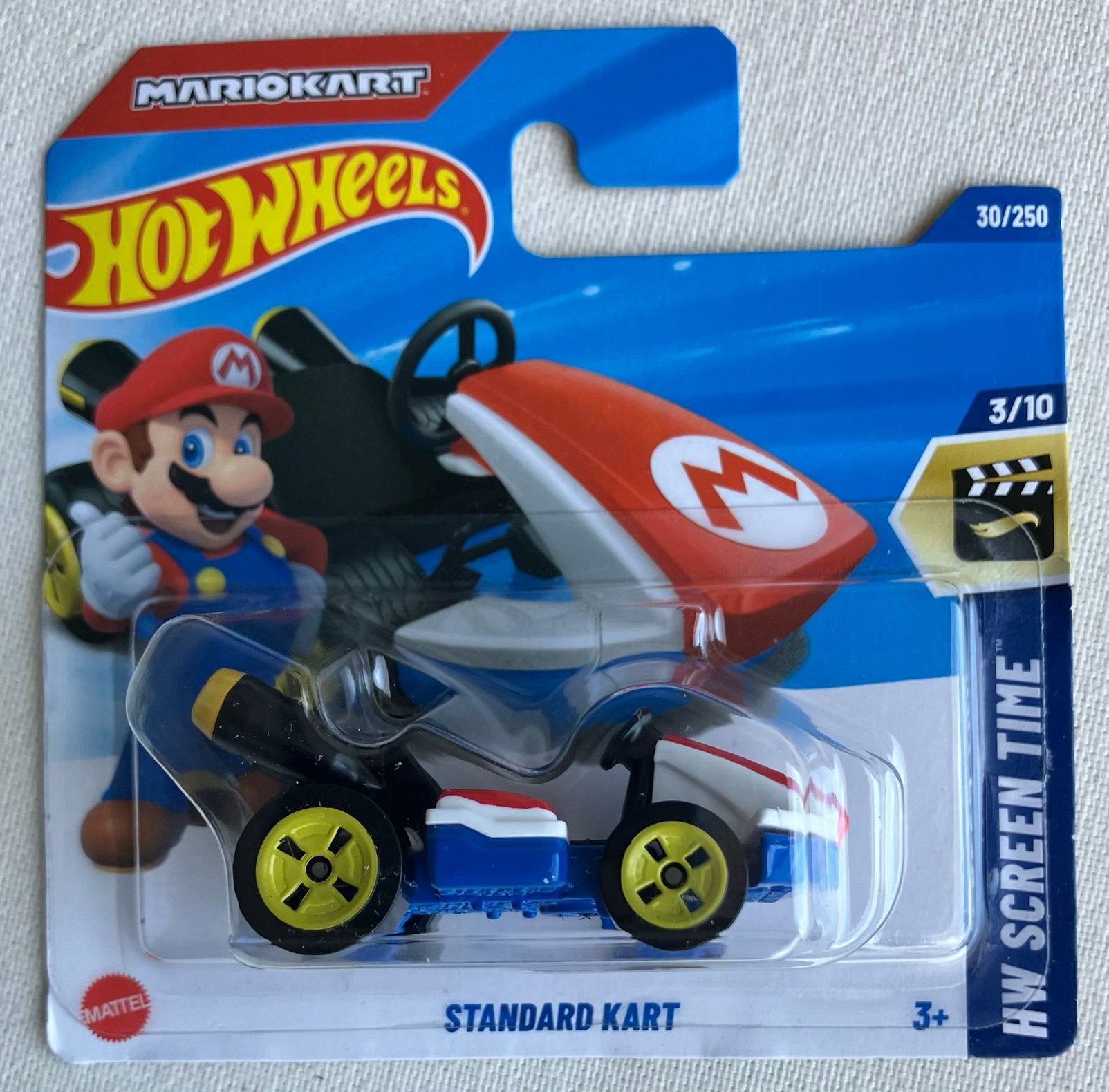Hot Wheels Standard Kart MarioKart Hotwheels Super Mario, Ophalen of Verzenden, Zo goed als nieuw, Auto