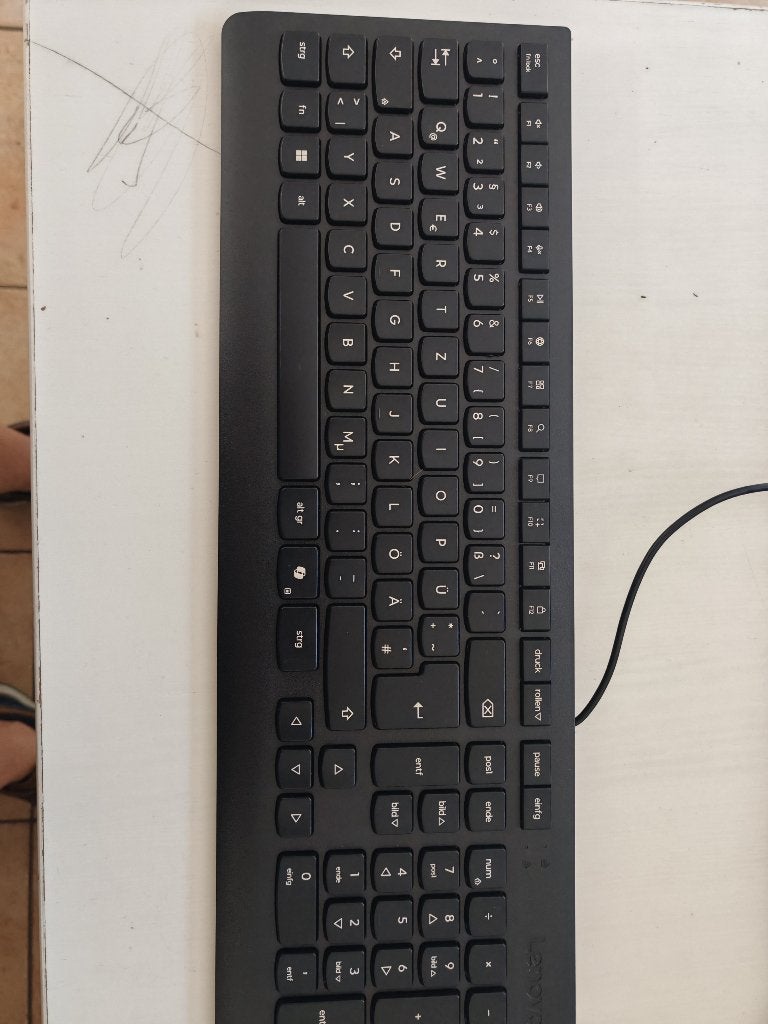 Qwertz lenovo toetsenbord en muizen, Computers en Software, Ophalen, Nieuw, Qwertz, Bedraad