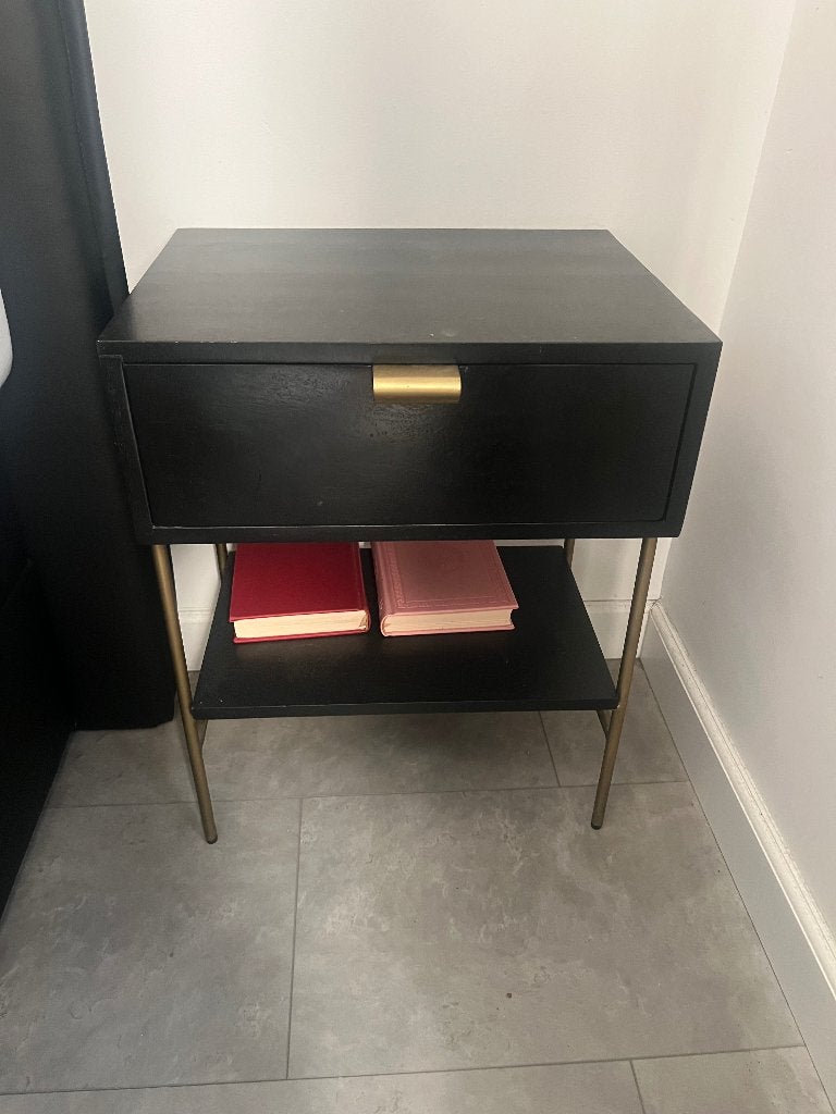Nachtkastjes+make-up tafel, Ophalen, Overige materialen, Gebruikt, Minder dan 45 cm