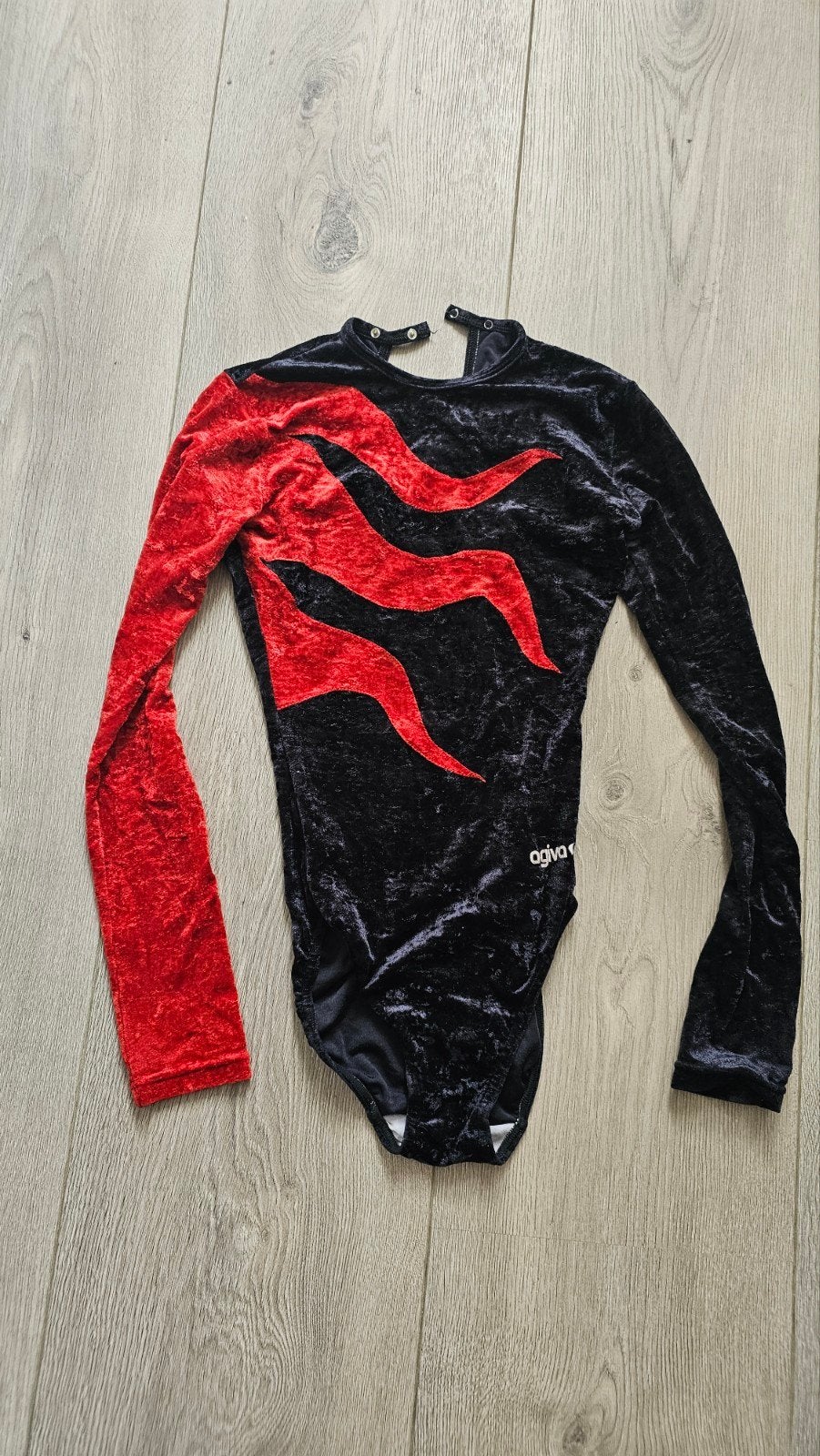 DOS turnpakje maat 14 - Zwart/Rood Agiva, Sport en Fitness, Turnen, Ophalen