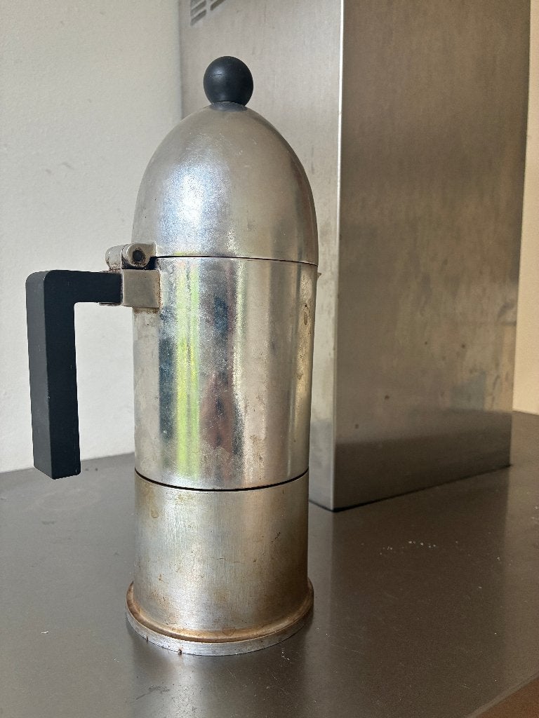 La Cupola mokkapot / percolator van Alessi, Witgoed en Apparatuur, Gebruikt, Espresso apparaat, Gemalen koffie, Ophalen of Verzenden