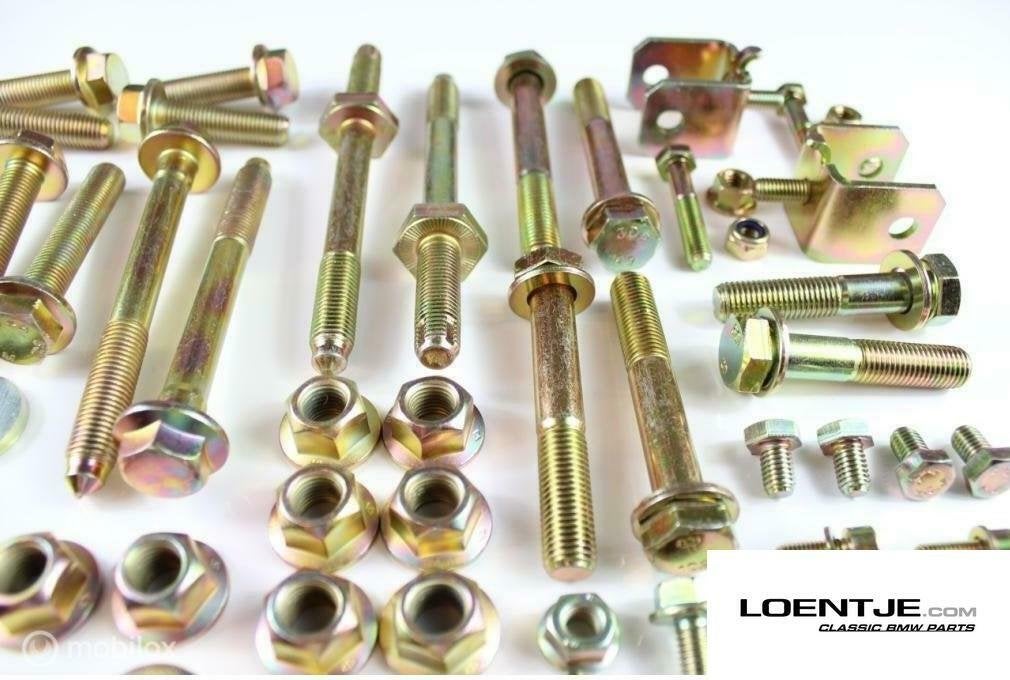Complete boutenset BMW e36 achteras geel verzinkt nieuw, Auto-onderdelen, Gebruikt, Ophalen of Verzenden, BMW