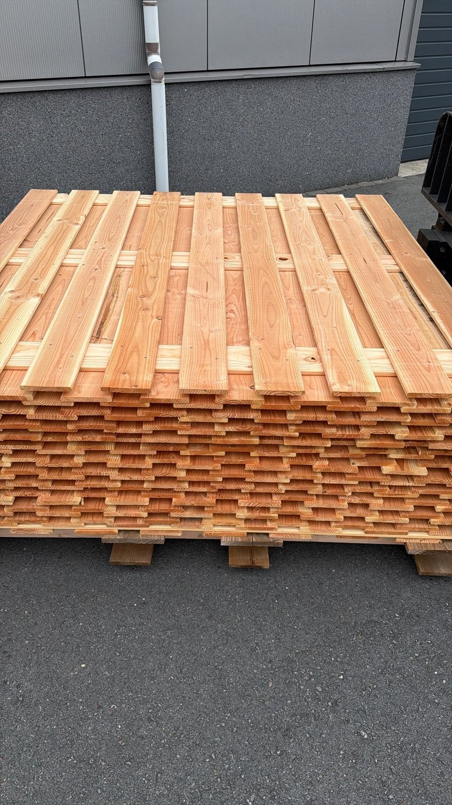 Schutting douglas deluxe, Ophalen, Zo goed als nieuw, 250 cm of meer, Planken