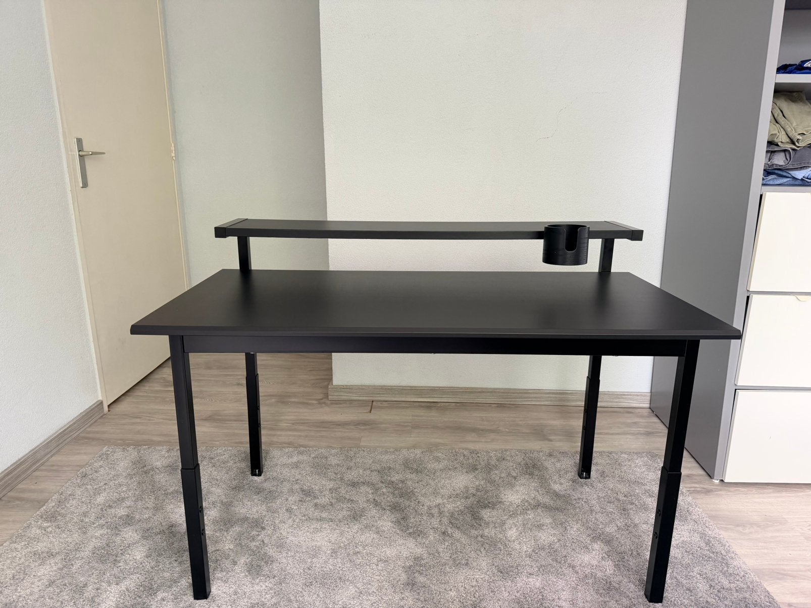 IKEA UTVISNING Gaming Bureau – Zwart (120 x 60 cm), Ophalen, Zo goed als nieuw