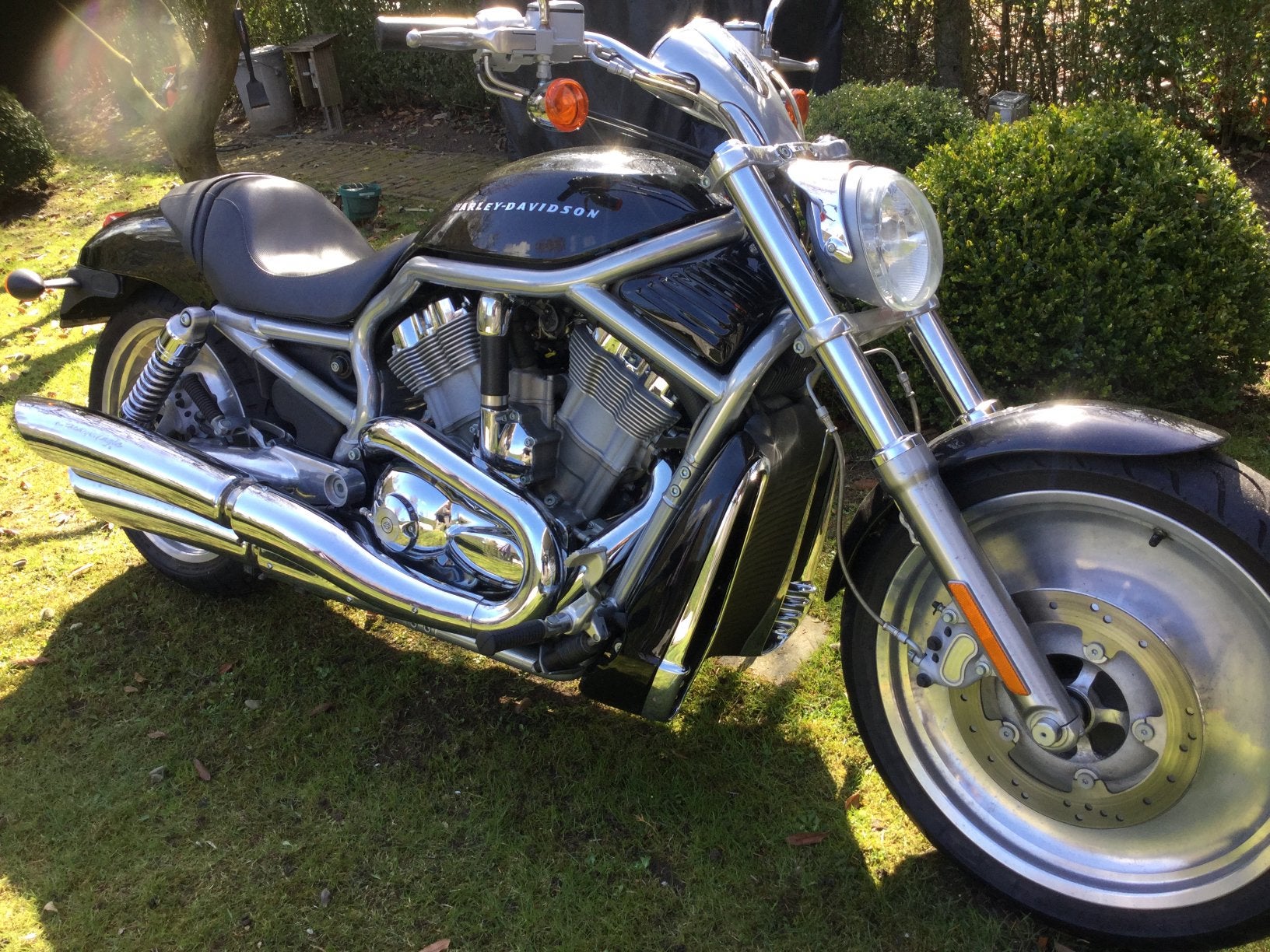 Harley Davidson V Rod, zwart 12000 km in goede staat!, Motoren, Motoren | Harley-Davidson, 2 cilinders, Gebruikt, Particulier