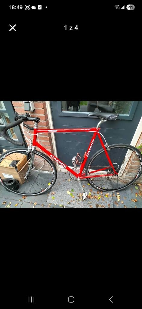 Gazelle Trapezi Racing Gold 531 racefiets, Fietsen en Brommers, Ophalen