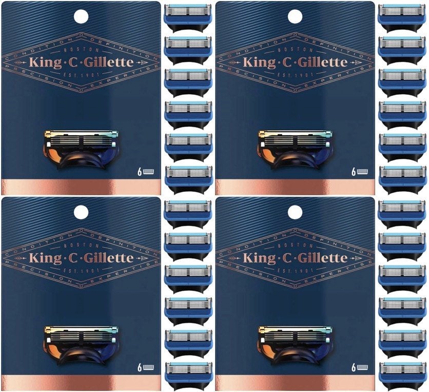 King C. Gillette Scheermesjes 24 stuks Fusion 5, Sieraden, Tassen en Uiterlijk, Uiterlijk | Gezichtsverzorging, Ophalen, Nieuw