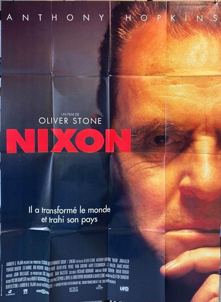 Nixon (1995) - Originele filmposter, Ophalen of Verzenden, Gebruikt, A1 t/m A3, Film en Tv