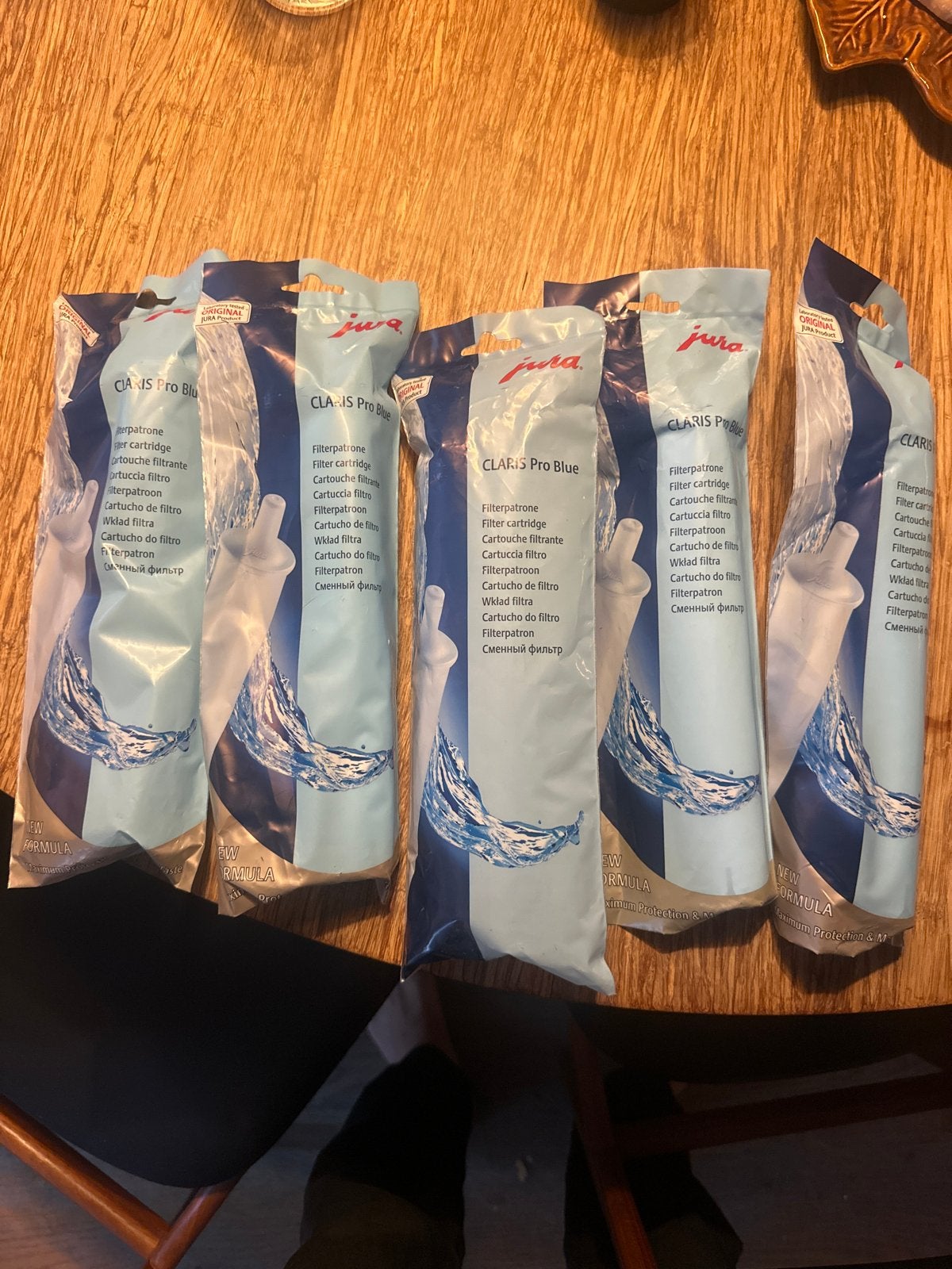Jura Claris Pro Blue waterfilters (5 stuks), Ophalen of Verzenden, Nieuw