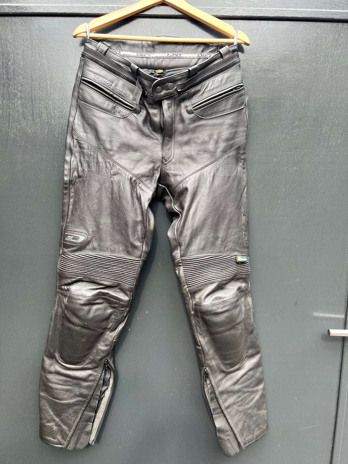 Difi leren motorbroek zwart – maat 50 – zelden gedragen, Motoren, Ophalen of Verzenden, Tweedehands, Heren, Broek | leer