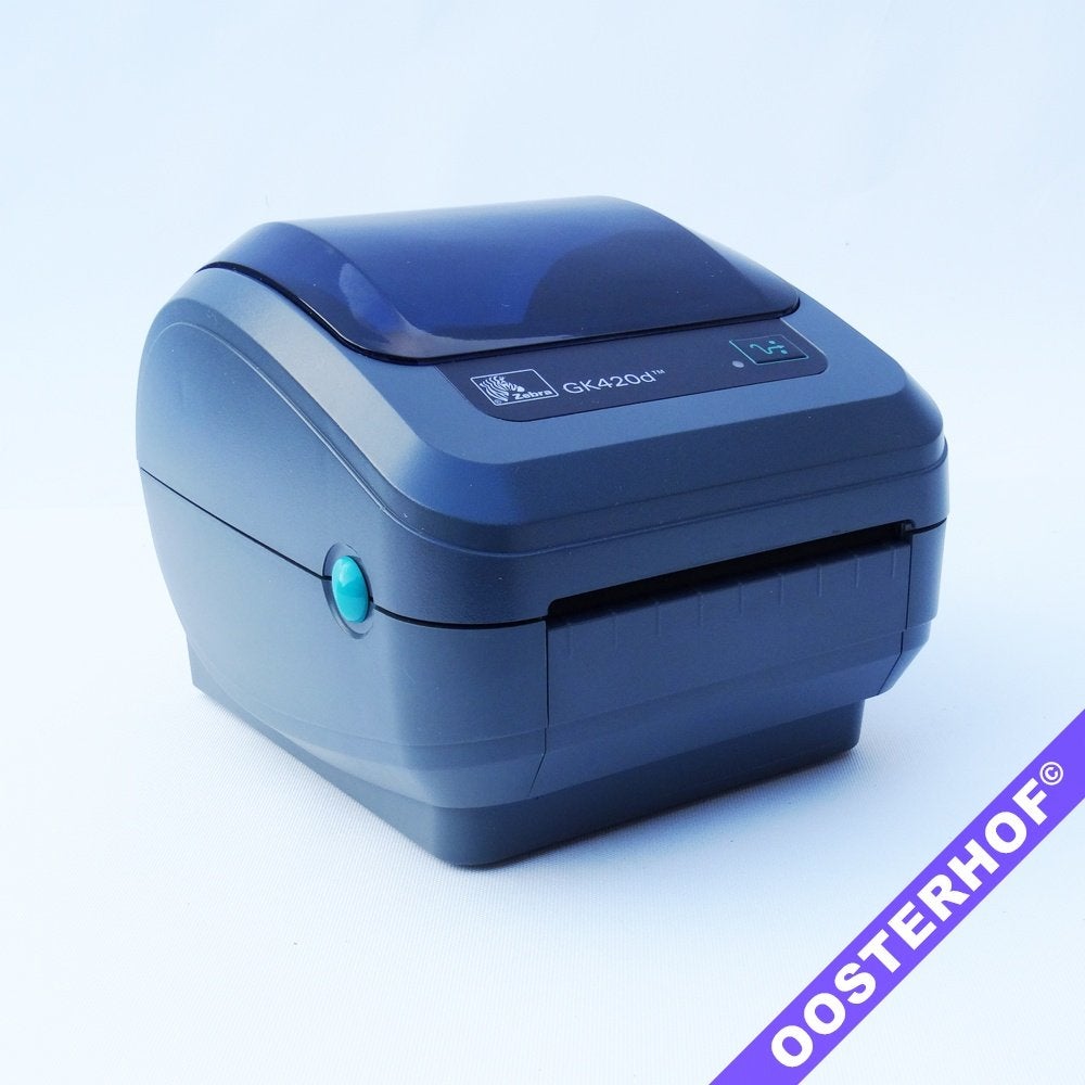 Zebra® GK420d Thermal Label Printer - USB + Netwerk #4, Gebruikt, Qwerty, Ophalen of Verzenden, Zebra