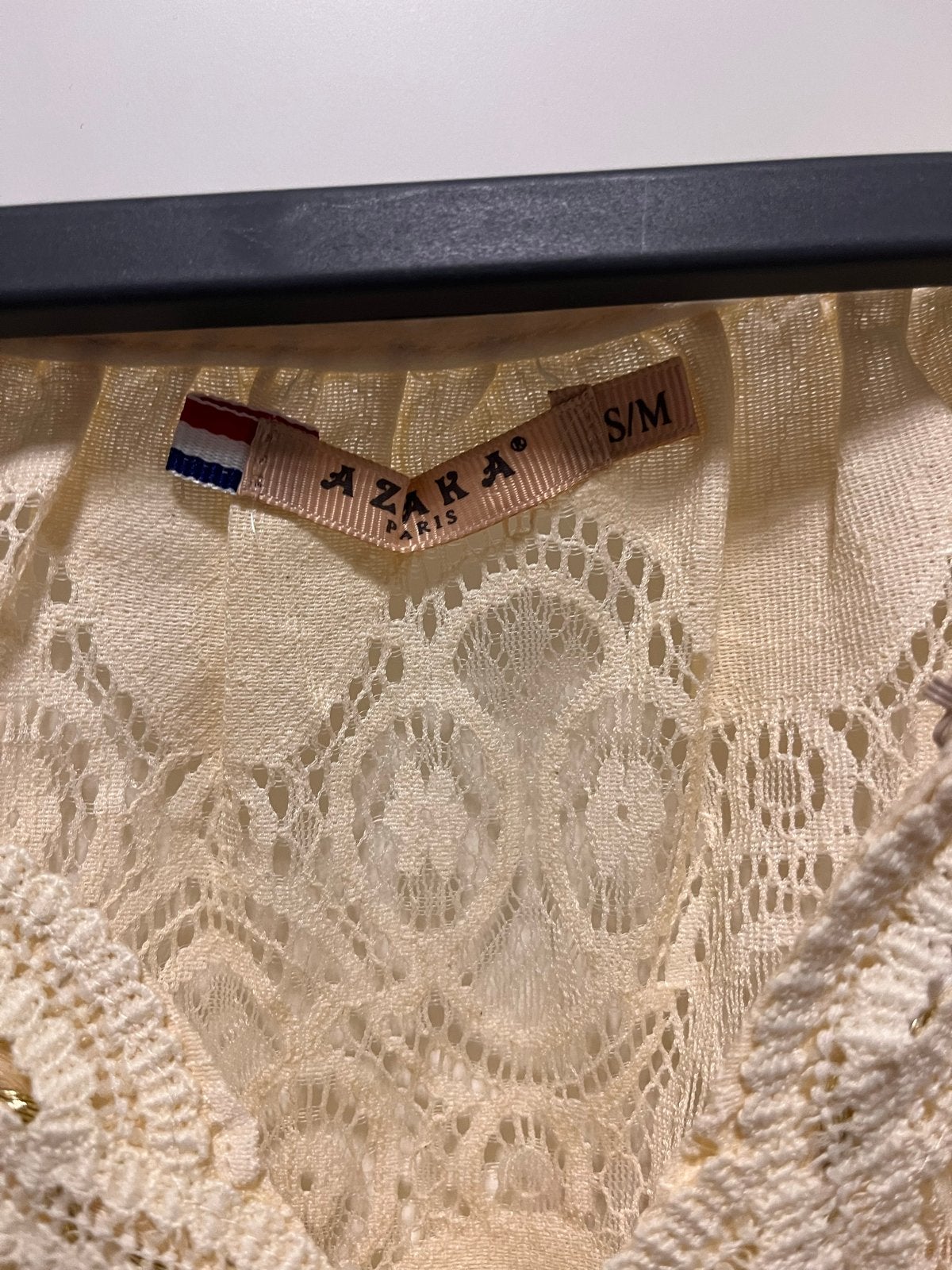Azara Paris Kanten Rok S/M Bijna nieuwe kleding., Kleding | Dames, Ophalen, Beige, Zo goed als nieuw, Maat 36 (S)