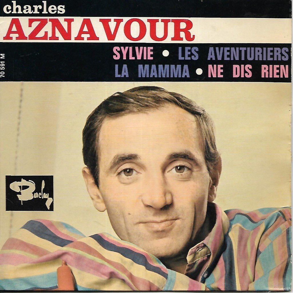 Charles Aznavour - Sylvie (ep), Gebruikt, 7 inch, Ophalen of Verzenden, EP