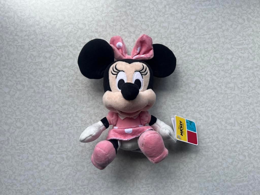 NIEUW, Disney Mini Mouse knuffel, +/- 20cm., Ophalen, Mickey Mouse, Nieuw, Knuffel