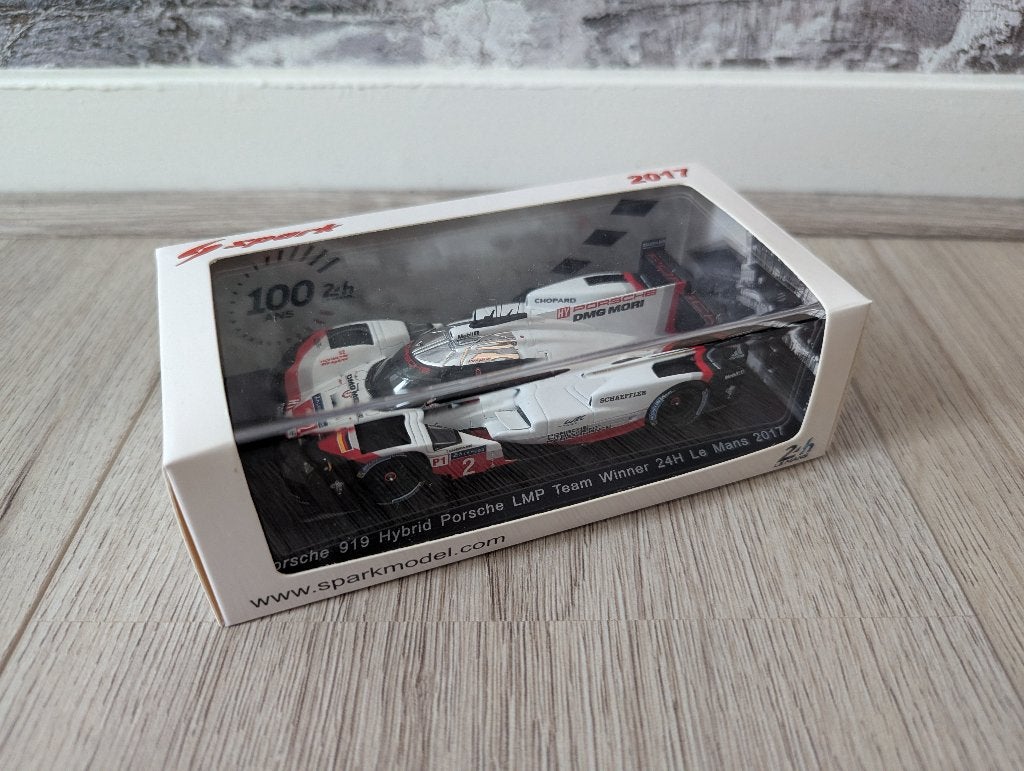 Porsche 919: 24H Le Mans Winner 2017 - 1:43 - Spark 43LM17, Ophalen of Verzenden, Nieuw, Auto, Overige merken
