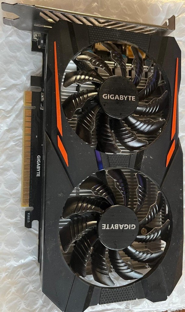 Gigabyte GeForce GTX 1050 Ti OC 4G, Computers en Software, Ophalen, PCI-Express 3, Gebruikt, HDMI