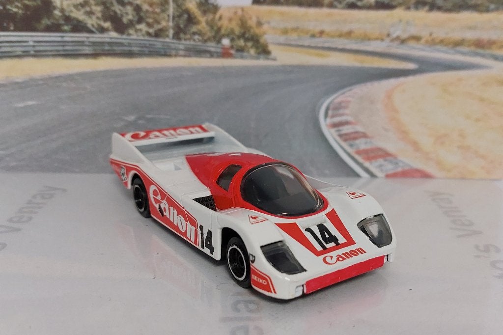 1:43 Porsche 956 "Canon" #14; Le Mans 24 Hours 1983; Corgi, Ophalen of Verzenden, Gebruikt, Auto, Corgi