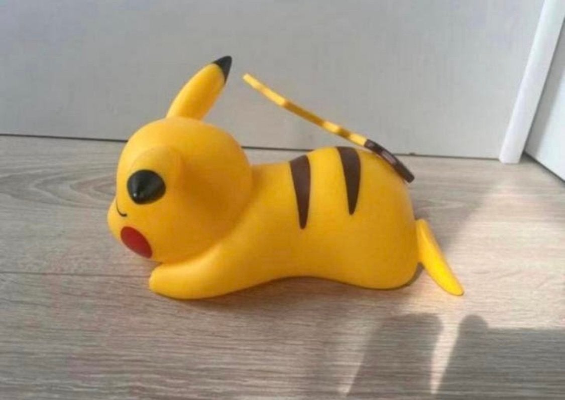 Pokemon pikachu ledlamp, Ophalen of Verzenden, Zo goed als nieuw, Lamp