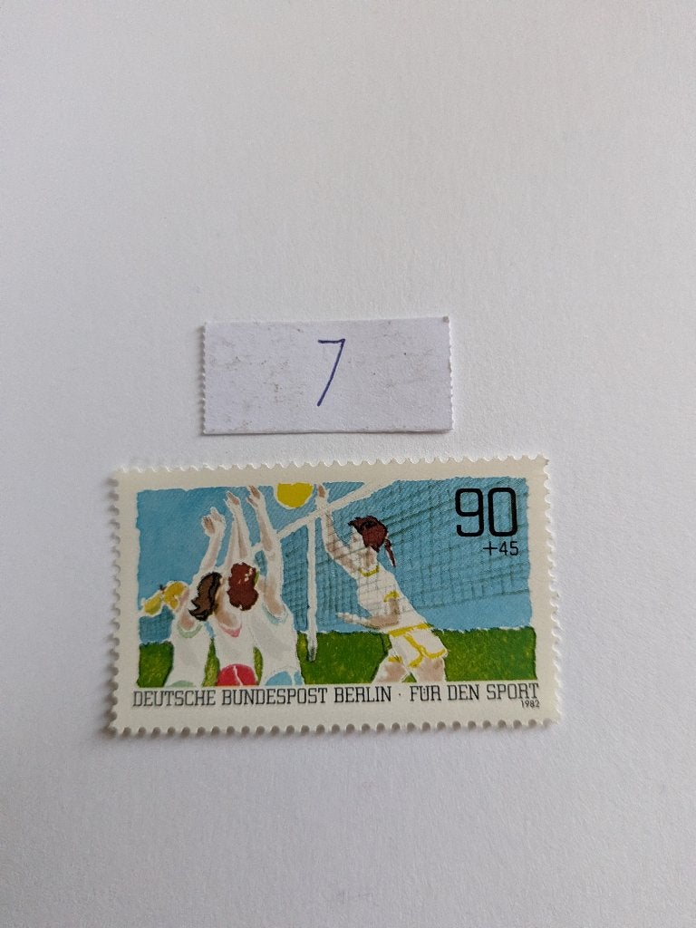 Volleybal, Verzenden, BRD, Gestempeld