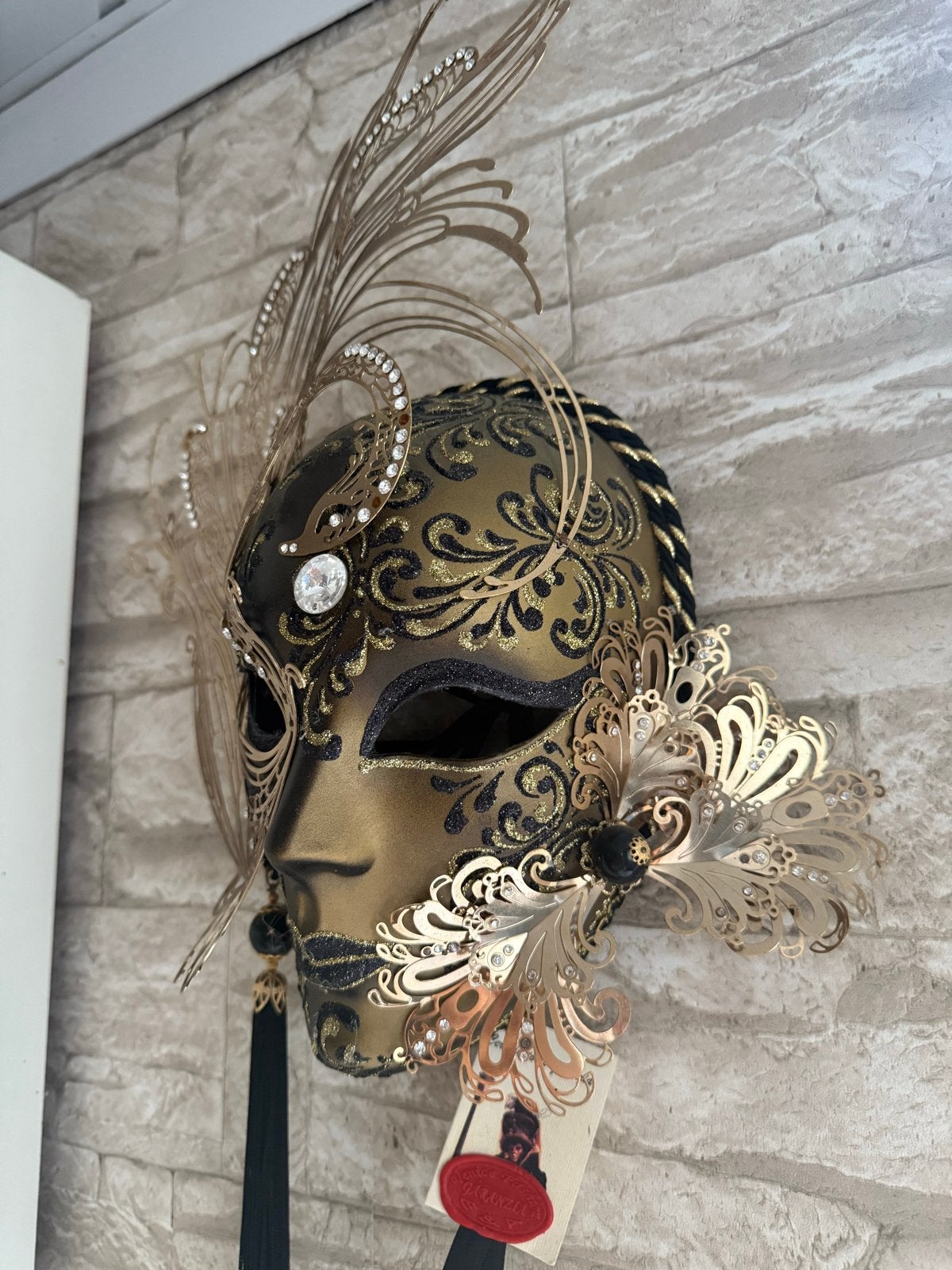 Venetiaans Masker - Authentiek, Ophalen of Verzenden