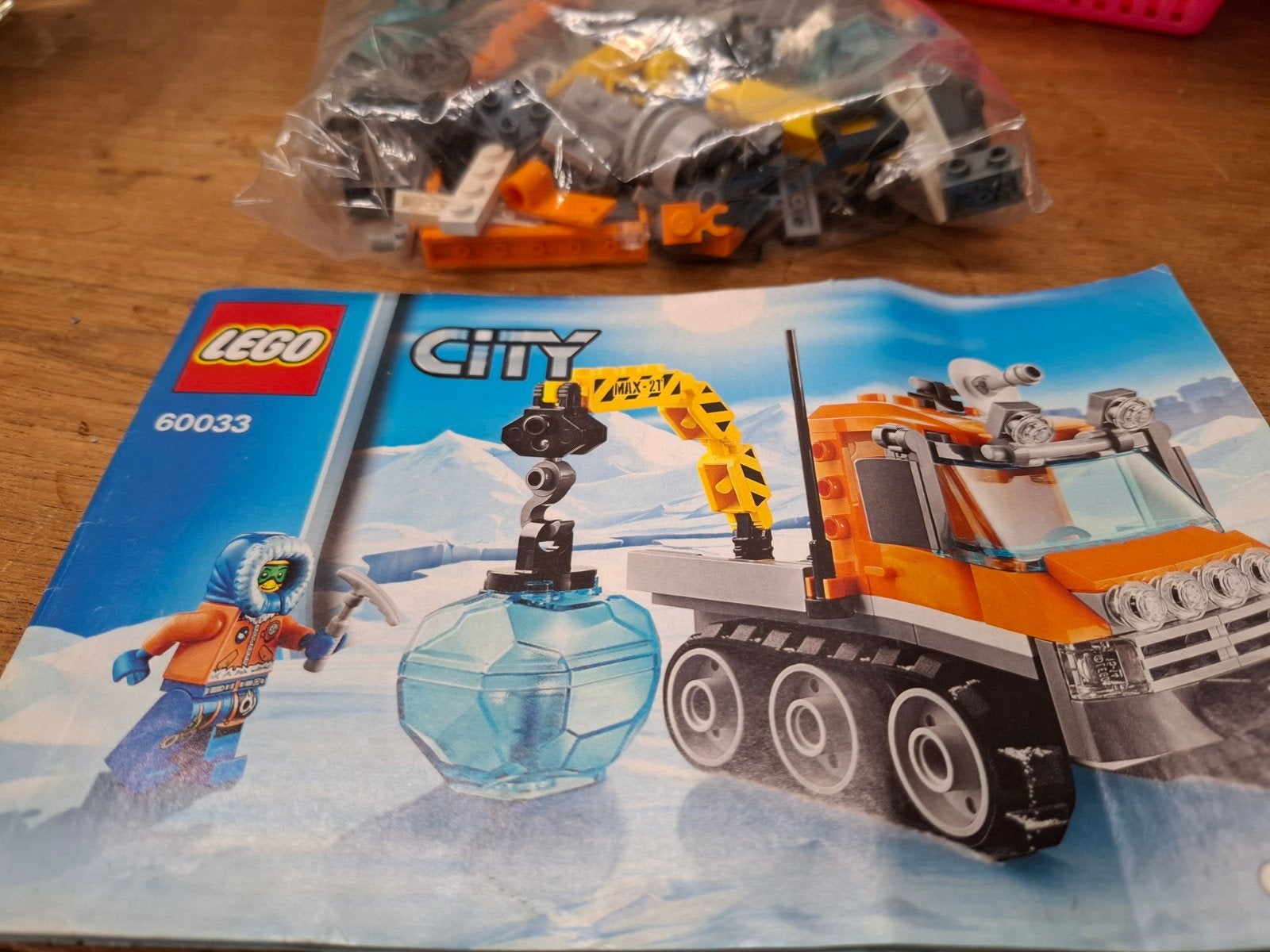 Lego City 60033 Arctische rupsvoertuig met boekje, Lego, Inclusief instructies, Ophalen of Verzenden, Complete set