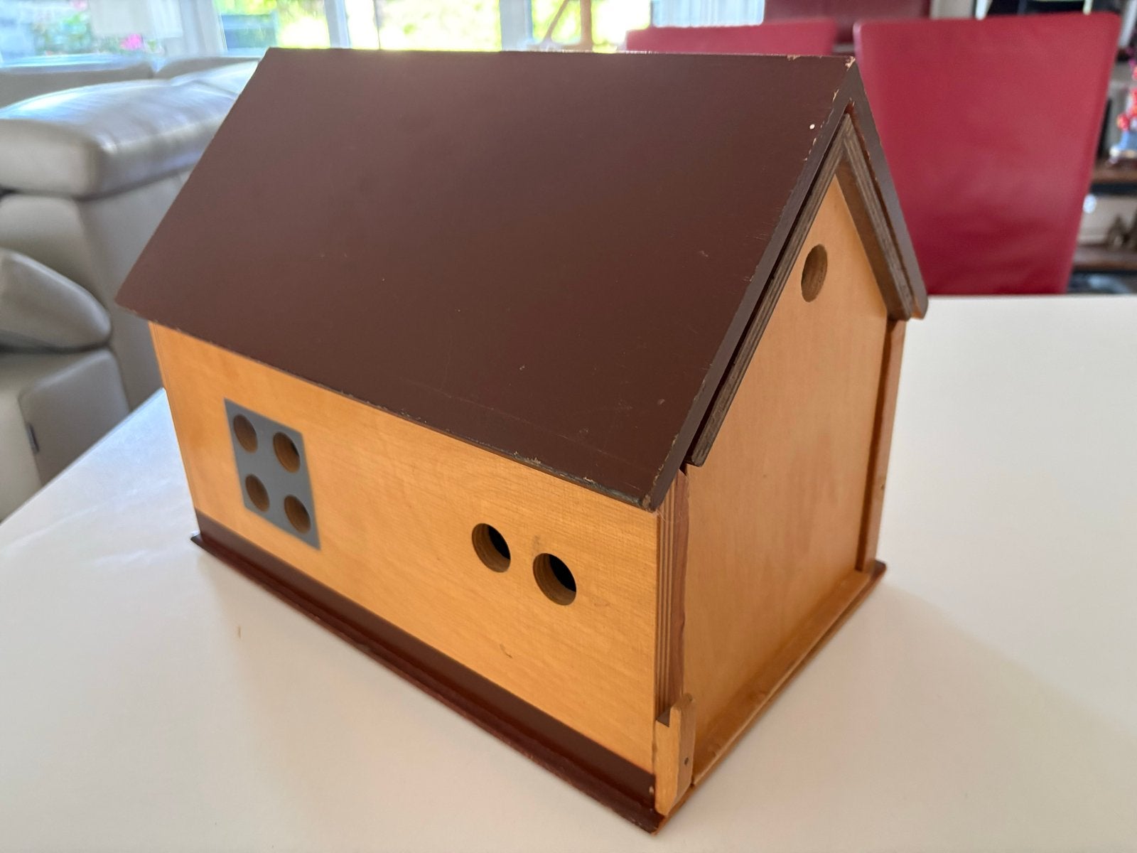 Houten speelboerderij met veel beesten en figuren, Ophalen, Gebruikt, Overige typen