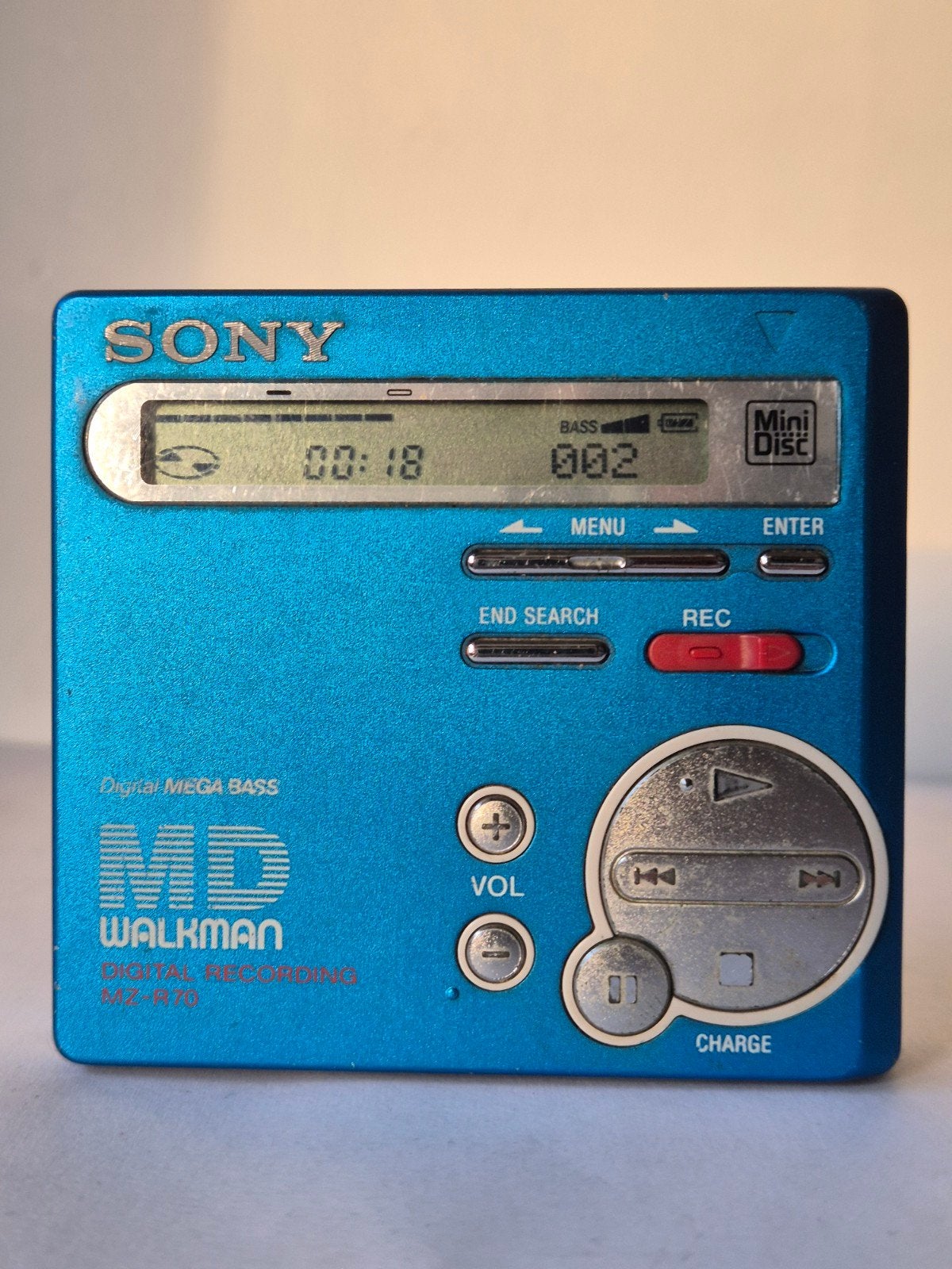 Sony MZ-R70 Minidisc-recorder – werkt perfect, 100% Getest, Ophalen of Verzenden, Minidisc-recorder