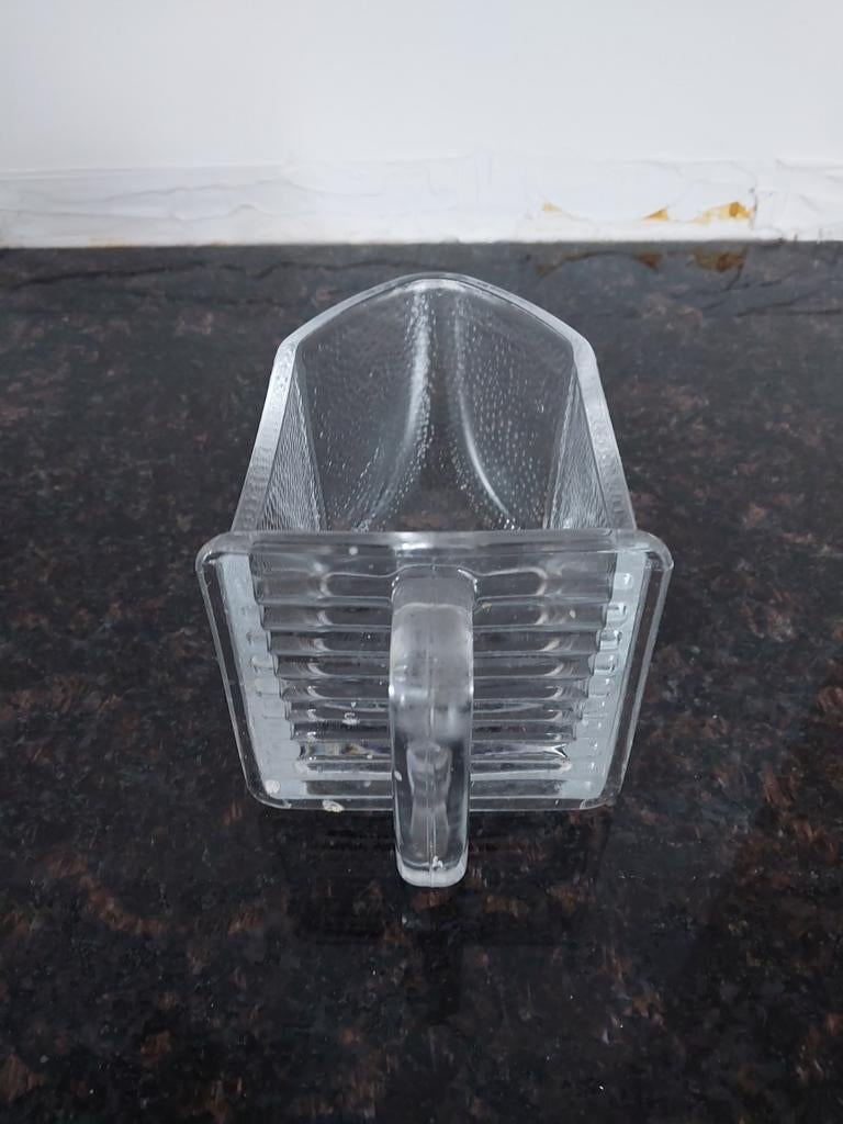 Vintage Glazen Suikerlepel of Sauskom, Antiek en Kunst, Ophalen of Verzenden
