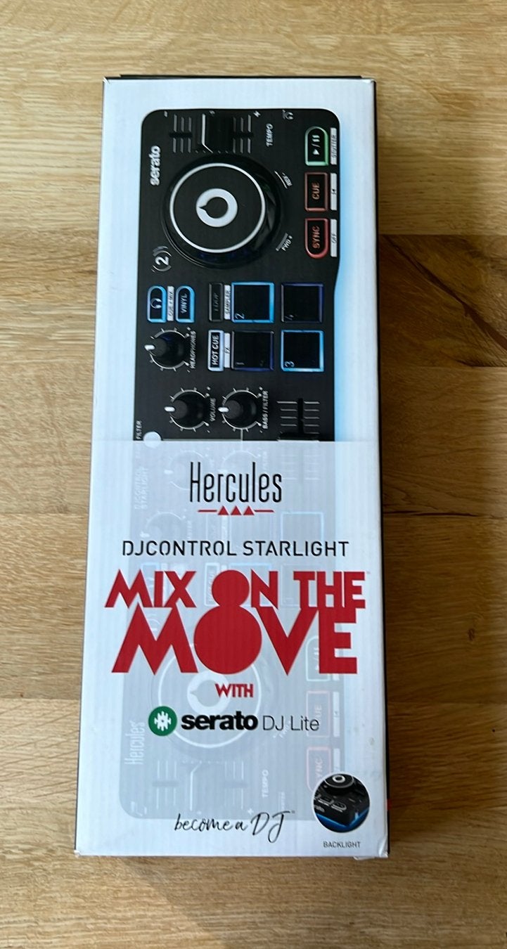 Hercules DJ control Starlight - draaitafel, Muziek en Instrumenten, Ophalen of Verzenden, Zo goed als nieuw, Overige merken