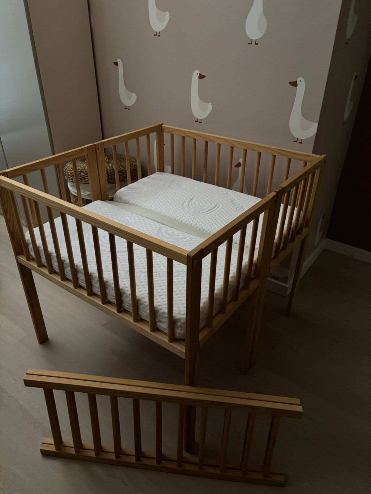 Tweeling cosleepers incl. matrassen 40x80cm, Ophalen, Zo goed als nieuw, Wieg
